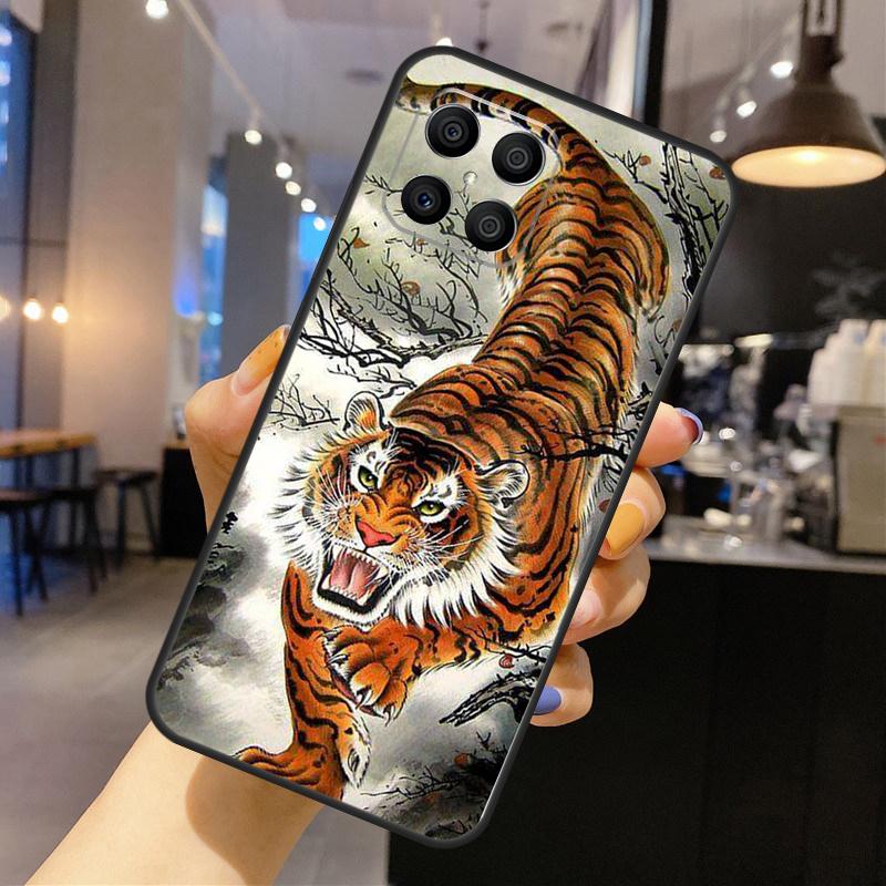Японский Тигр Для Honor Magic 7 5 6 8 Pro Чехол Для Honor 200 400 Lite 70 90 X8c X8b X9a X9b X9c X9d Win RT