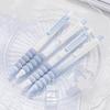 4pcs Cute Gel Pen Fashon American Styel Black 0.5mm Gel Pen Soft Pen Handle Pen Kawaii Stationery Pen Lovely Student Supplies