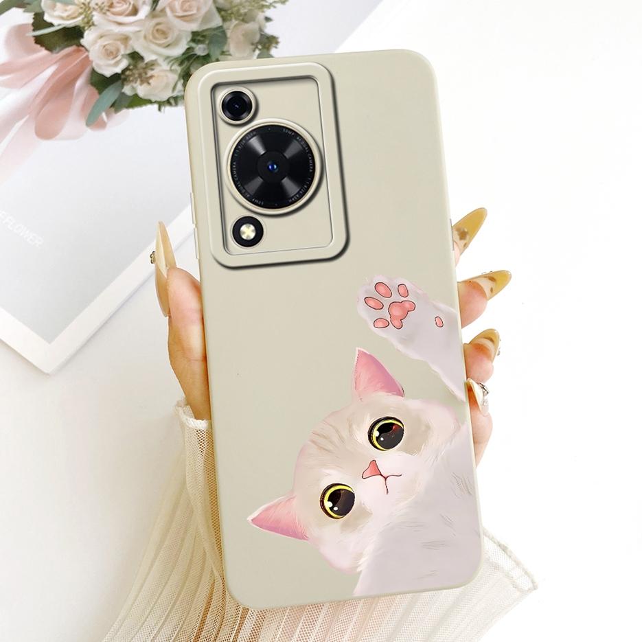 Чехол для Huawei Nova Y72 MGA-LX3 Милый Кот Утка Мультяшная Обложка Ударопрочный Мягкий ТПУ Чехол для Телефона Для Huawei Nova Y72s NovaY72 s Корпус