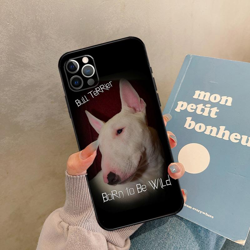 English Bull Terrier Dog Case For iPhone 17 Air 13 16 15 11 12 14 Pro Max 13 mini XR 15 16 Plus 16e Back Cover Shell