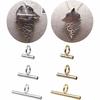 Elegant Silver Brooch Converter Metal Texture for Creating Fashionable Pendant Necklaces from Various Brooch Designs
