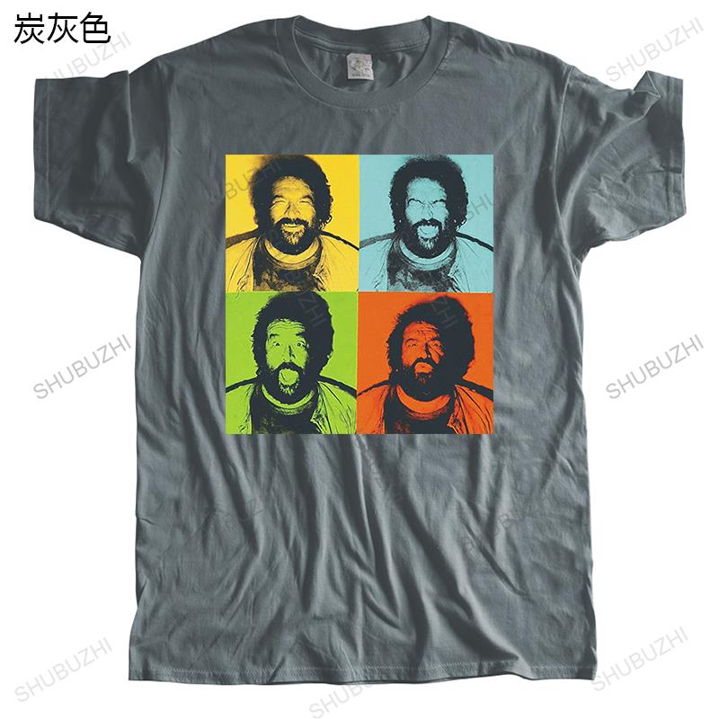 Mens Loose Tops Summer Cotton Black Funny Tshirt Banana Joe Bud Spencer New Arrived Man Casual T Shirt Cotton Drop Shipping