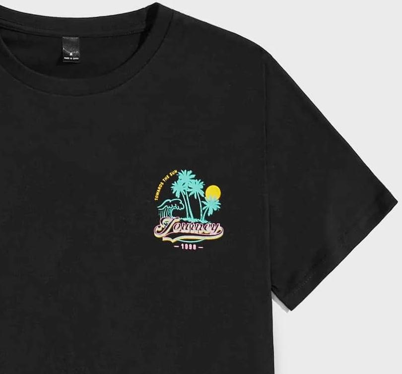 Летние приключения на пути к солнцу Jouiney 1998 Футболки мужские свободные хлопковые футболки одежда летние топы с круглым вырезом повседневные свободные футболки