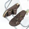 Comfort Beach Vacation Men's Cork Slippers Summer Casual Double Buckle Home Non-slip Slides Slip On Flip Flop Unisex Style Shoes