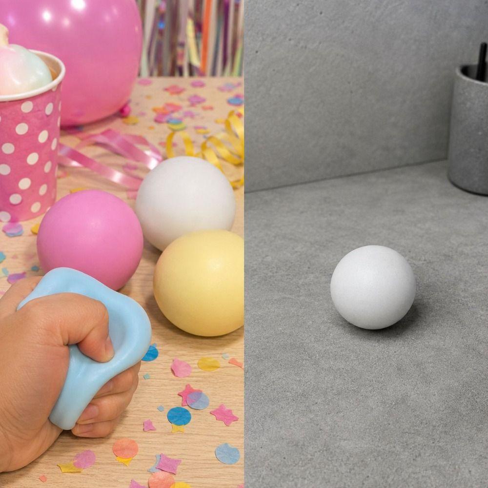 Pinch Squishy Ball Colorful Sensory Fidget Toy Novelty Slow Rising Ball Children Gifts