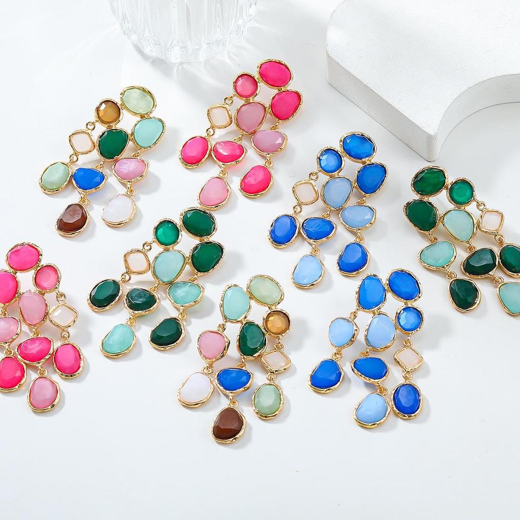 Colorful Bohemian Retro-Style Handmade Earrings