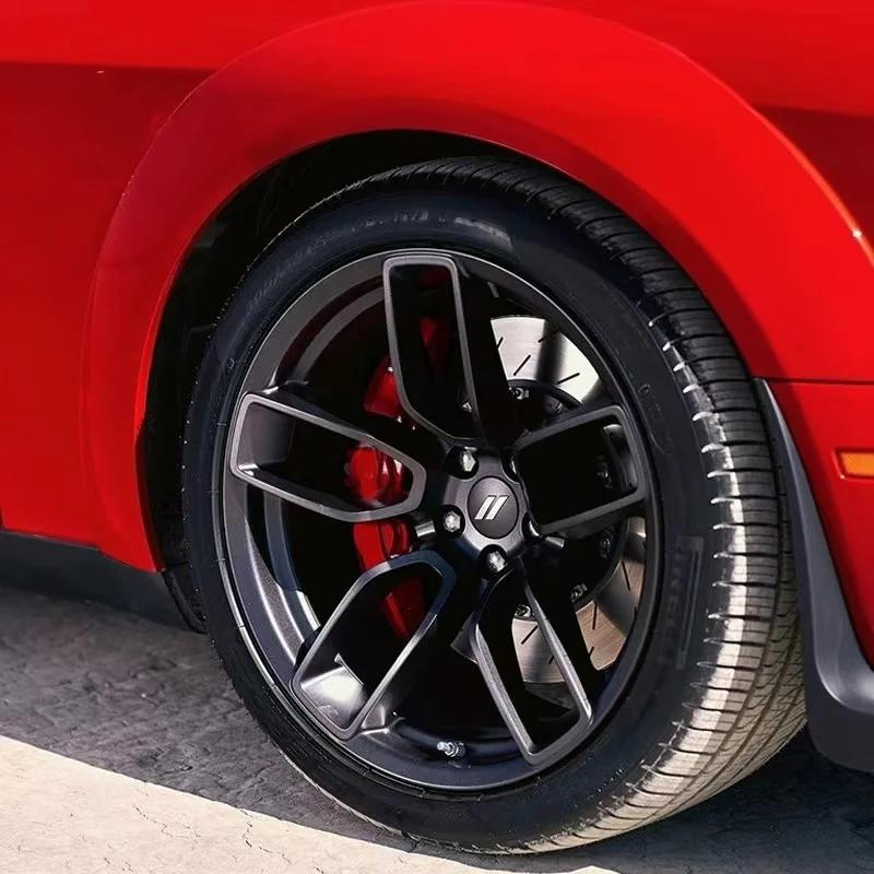 4 шт. 63 мм колпачки для ступицы колеса автомобиля, эмблема для Dodge Charger Challenger HellCat Durango, аксессуары для Chrysler 300C