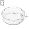 TOYOSASAKI GLASS Sasaki Made in Japan Glass Tabletop Ashtray (Toyo Glass) P-05513-JAN