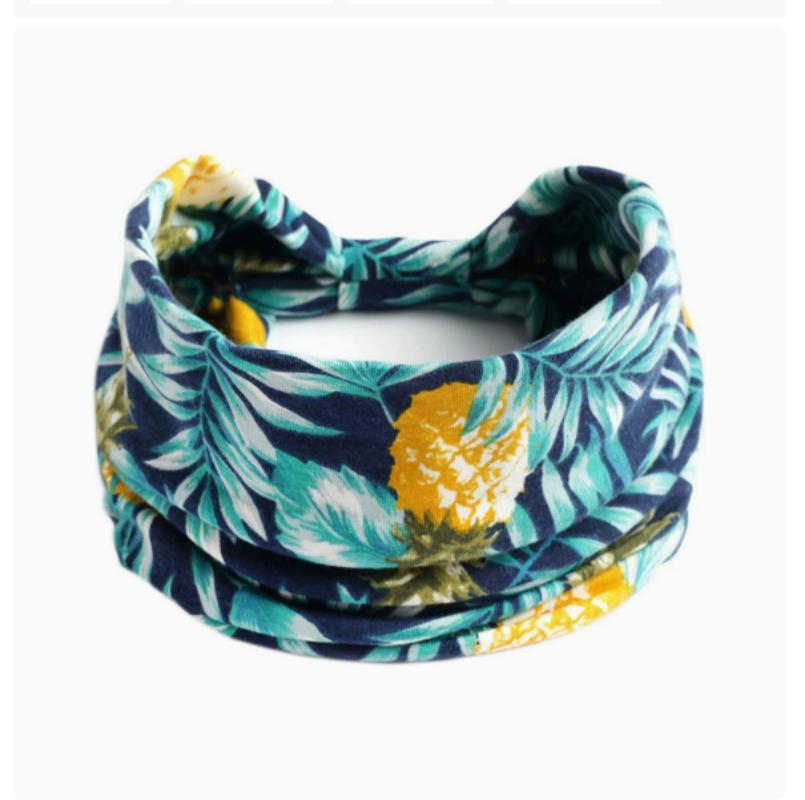 Женская повязка на голову из хлопка с принтом в стиле бохо, спортивная повязка на голову, полосатая повязка на голову, повязка на голову с широкими краями, повязка на голову для йоги, мягкая повязка для волос, комплект головного убора, повязка для волос для женщин и девочек