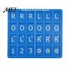 Mahjong Strategy Practice Tool 1/4Pcs 3D Printed Board, Solo Trainer with RLO Charleston Guide & 24 Slots, American Training Aid for Beginners Board