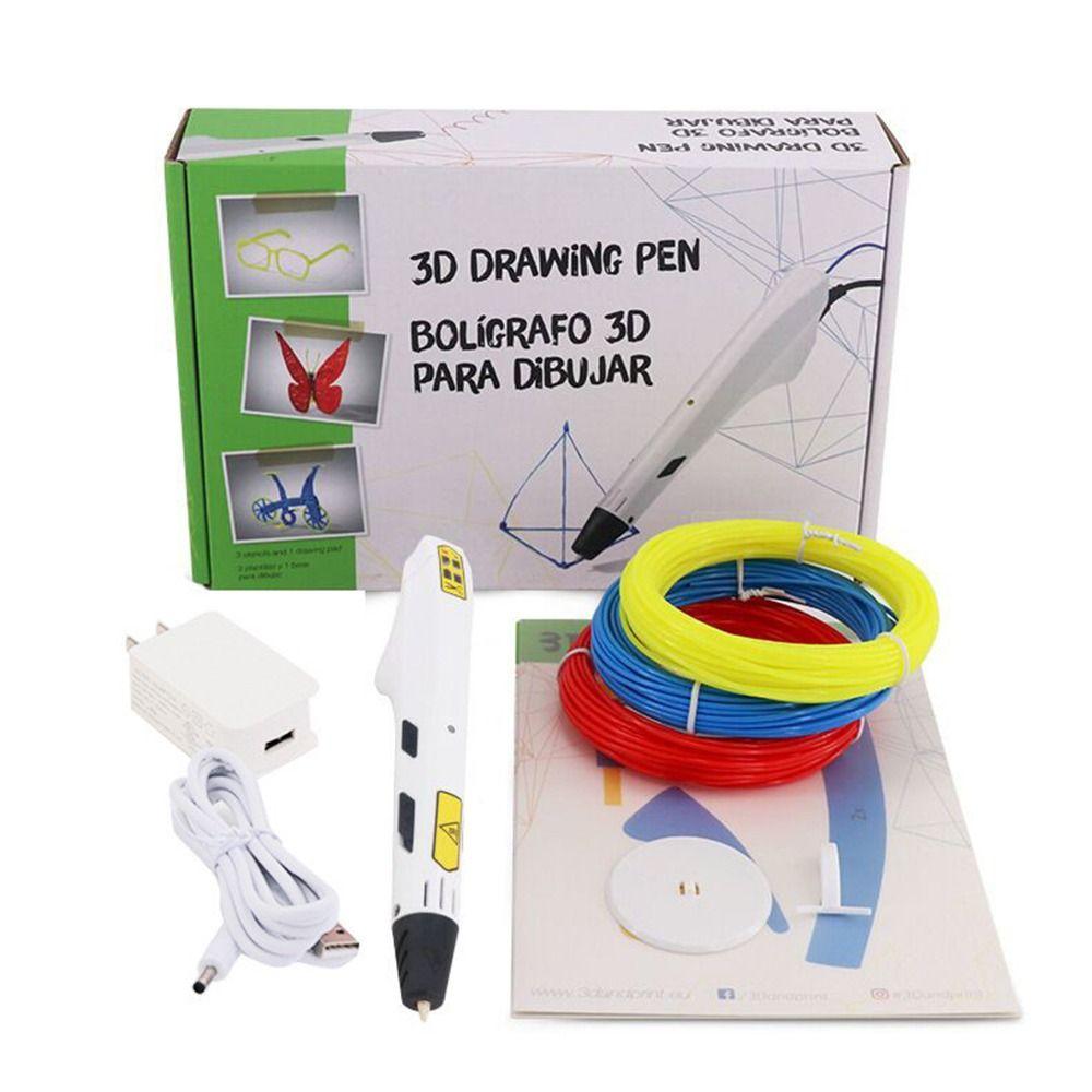 3D-ручки «сделай сам», 9 м, 1,75 мм, нити PCL, ручка для 3D-рисования, портативная ручка для 3D-печати, детская ручка