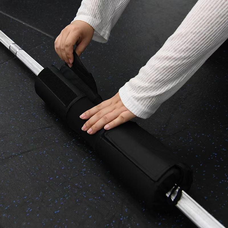Ergonomic Arc Barbell Pad Frosted Non Slip Surface for Comfortable Gym Workouts