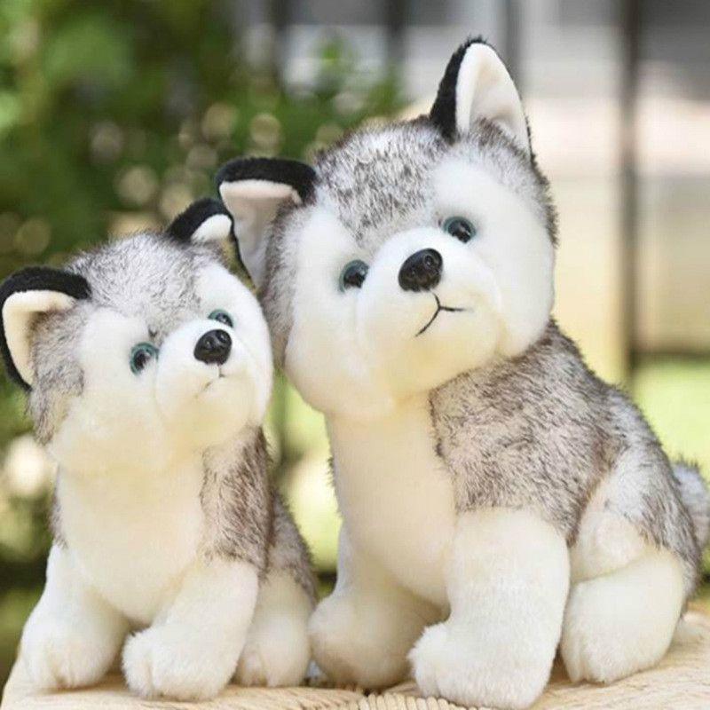 Кукла Плюшевый Хаски Мягкая Игрушка Чучело Милая Собака Рождество Малыш Дети Горячая Игрушка