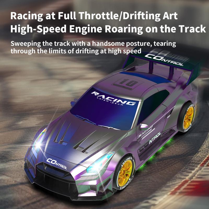 Jjrc New Cool Light Fantasy Drift Remote Control Car Multiplayer Interactive Racing Toy Boy Festival Gift Remote Control Toy
