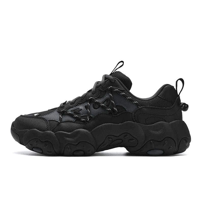 Fila FLUID 6 Низкие Повседневные Кроссовки Женские Теневой Черно-Серый F12W542137FBD