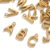 Yori 10 шт./лот Нержавеющая сталь 26 букв A-Z Мини Кольца Буквы DIY Аксессуары для изготовления ручной бижутерии Оптом