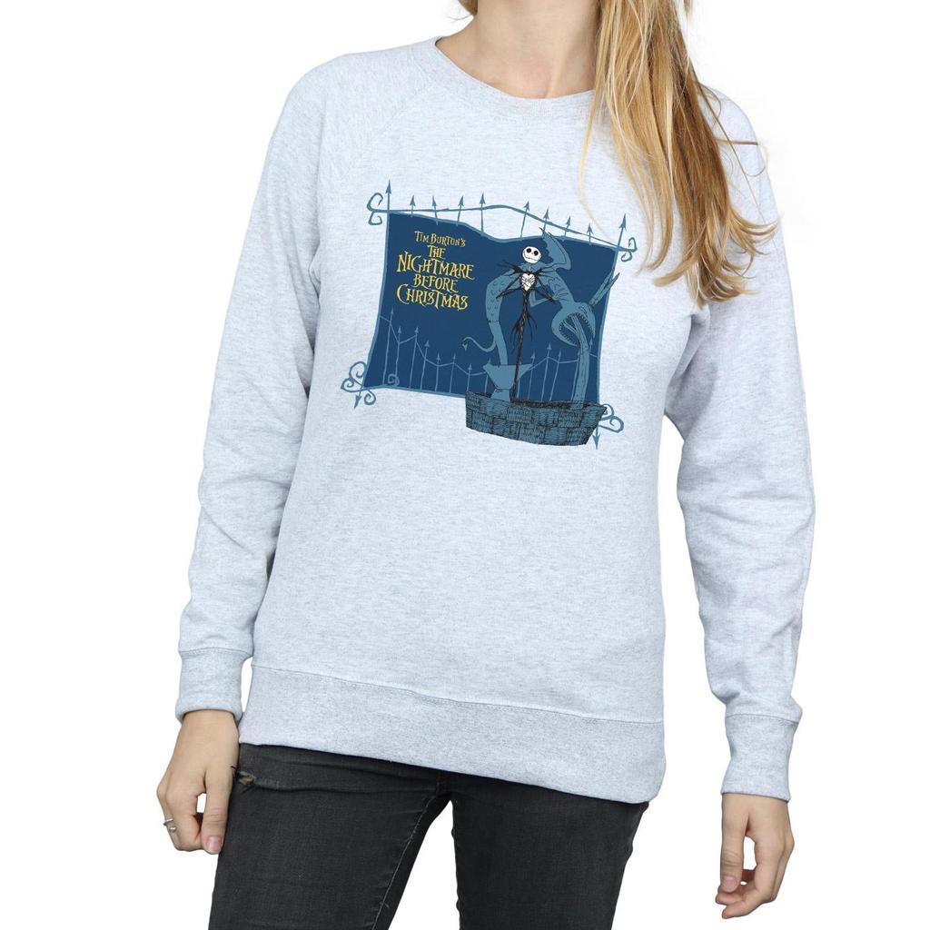 Disney Womens/Ladies Nightmare Before Christmas Jack And The Well Sweatshirt