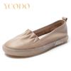 Women's Spring and Summer Natural Leather Casual Shoes Girls Students Soft Sole Comfortable Slip-on Shoes