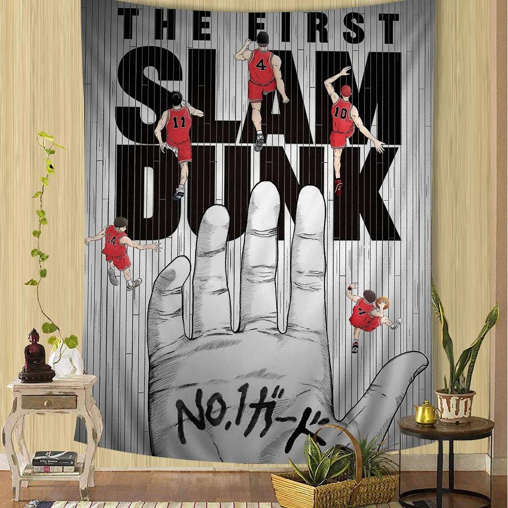 Anime SLAM DUNK Sakuragi DIY Wall Tapestry for Living Room Home Dorm Decor Wall Art Decor