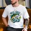 Reel Great Dad Graphic T Shirts for Men Fishing Life Funny Short Sleeve Tee Shirt Fishing Lovers Trendy Dad Design Summer Tops