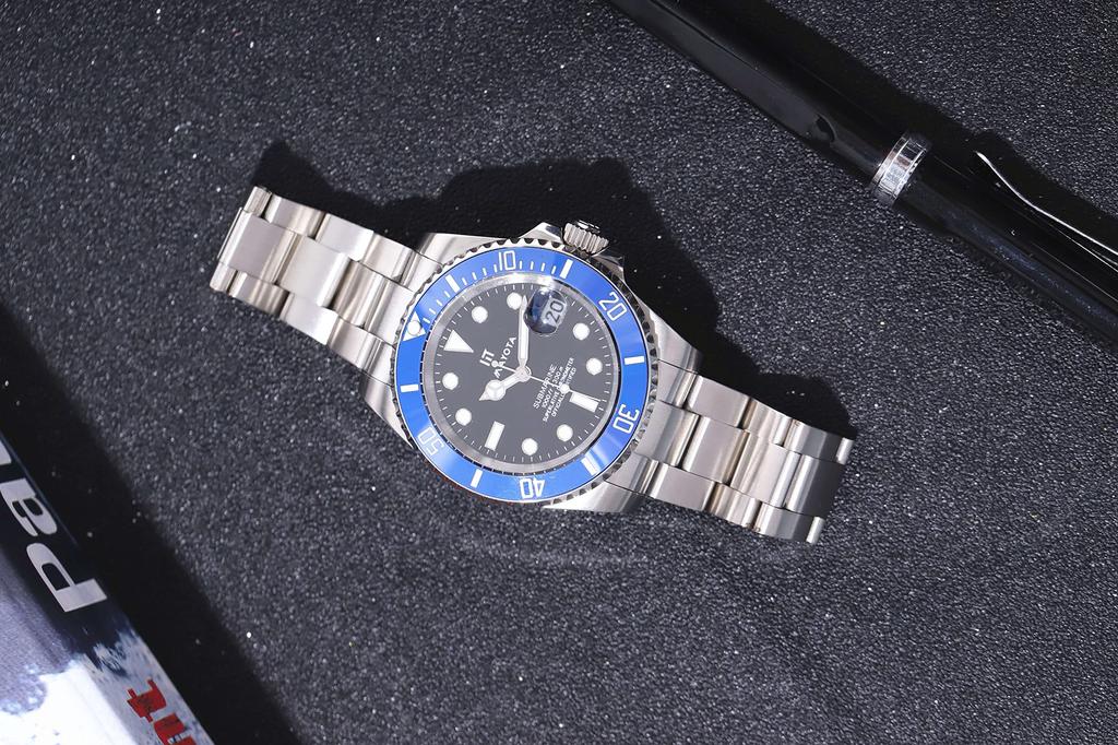 HAMAYOTA Часы Sub Automatic с японским механизмом 316L мужские дайверские