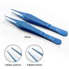 Titanium Ophthalmic Tweezers Are Used For Medical Plastic Double Eyelid Cosmetic Nose Surgery With Teeth And Hook Tweezers