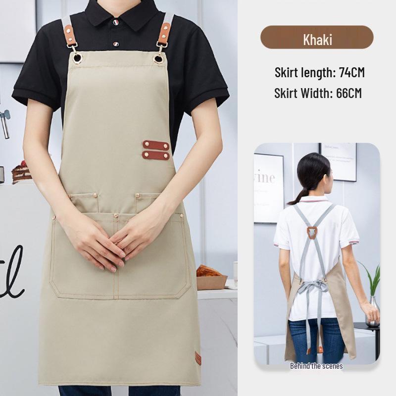 Multifunctional Apron for Kitchen, Gardening, Studio, Supermarket, Milk Tea, Nail Art, Catering, and Waitstaff.