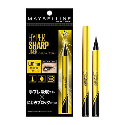 Водостойкая подводка для глаз Hyper Sharp Liner R BK-1 Jet Black