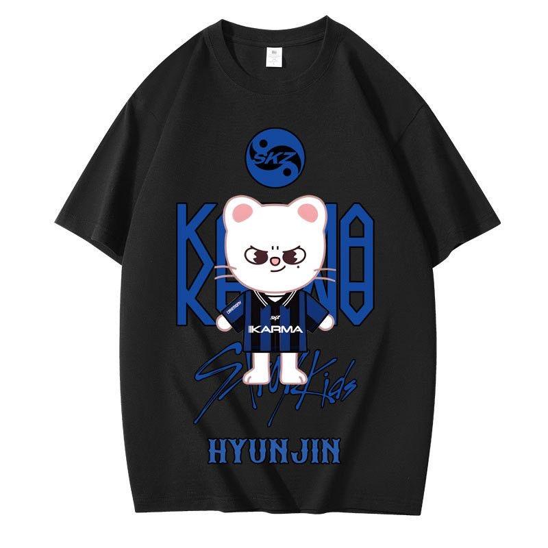 Straykids KARMA SKZOO Футболка Kpop Звезда Футболка