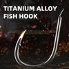 30 шт. рыболовные крючки из титанового сплава ISENI высокой прочности для профессиональной рыболовной снасти