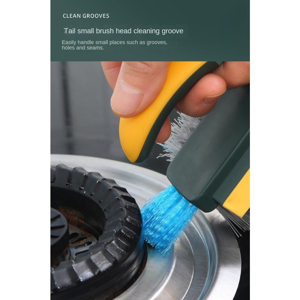 Multi Functional Crevice Brush, Bathroom Corner Brush, Bathroom Handheld Floor Brush, Floor Joint Cleaning, Hard Bristles