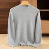 Men's Half Turtleneck Thickened Cashmere Sweater 30% Cashmere 70% Wool Men's Autumn and Winter Cashmere Soft and Warm