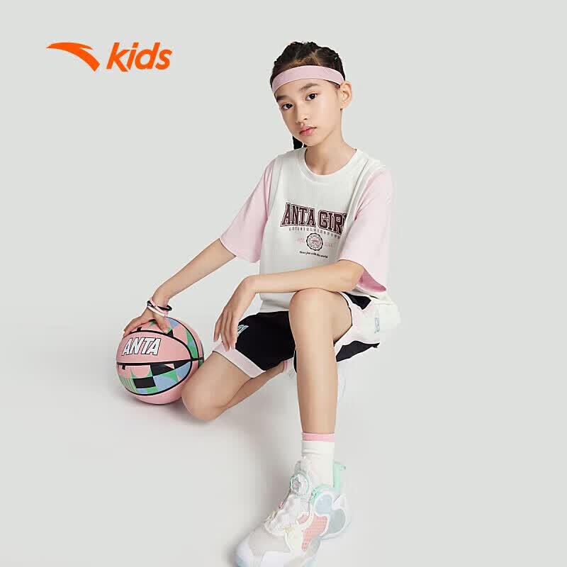 Anta Kids Faux Two-Piece Quick Dry T-shirt