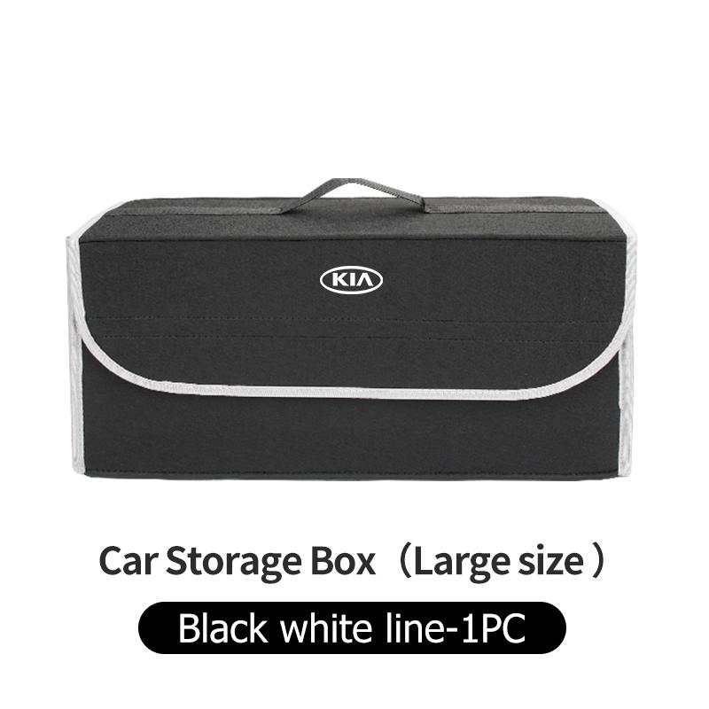 CAFHF1 For KIA Car Styling Trunk Storage Box Felt Cloth Organizer Foldable Stowing Tidying Bag Rio K5 K2 Sportage Ceed Sorento Picanto