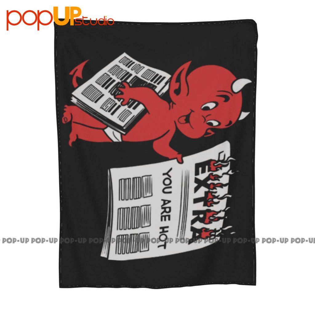 Мягкое одеяло-покрывало Harvey Little Devil для Хэллоуина, зимнее покрывало для дивана, постельное белье