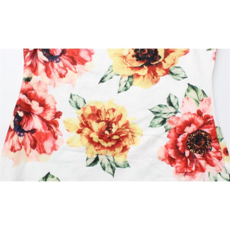 Women's Halter Slim-fit Bag Bottom Print Line Collar Casual Sexy Dress