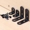 10Sets Cabinet Screens Wall Angle Bracket Iron Shelf Support Bracket New Corner Brace Joint