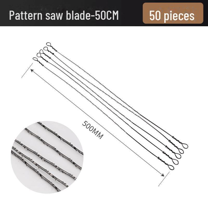 Manual Flower Curve Wire Saw - Handheld Woodworking Tool with Cutting Blade