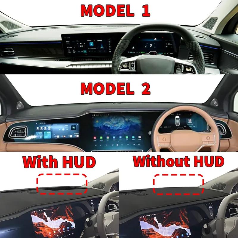 for MG 9 S9 RX9 QS 2025 2026 PHEV EV Car Dashboard Cover Dashmat Non‑Slip Protective Dash Mat Pad Auto Accessories