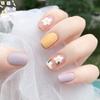 Flower Matte Manicure Dress Nail Fashion Simple Cute Removable Nail Patch Style