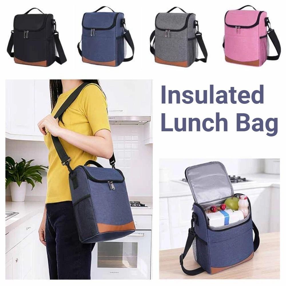 Large Capacity Insulated Cooler Bags Thickened Insulated Lunch Bag Fashion Ice Fridge Bag Camping