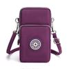 Women‘s Sport Nylon Crossbody Bags Mobile Phone Money Toiletry Storage Organizer Shoulder Bag Neck Sports Running Arm Handbag
