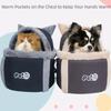 Портативная нагрудная сумка для питомца, рюкзак на плечо спереди для кошек и собак, большая вместимость, мягкая дышащая переноска для путешествий на открытом воздухе, руки свободны