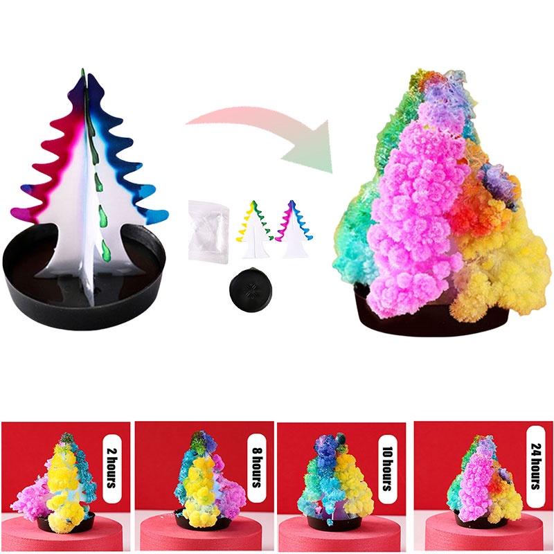 Diy Flowering Christmas Tree Magical Paper Tree With Growing Crystals Great Gift For Kids