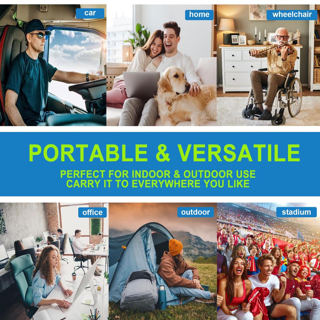 USB Подушка для сиденья, Вентилируемая накладка на сиденье 5 вентиляторов, Портативная подушка для стула, Универсальный охладитель сиденья для сиденья автомобиля, грузовика, для улицы