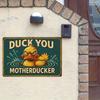 "Mother Duck" Humor Sign - 20.32x30.48cm Whimsical Metal Decor for Duck Lovers