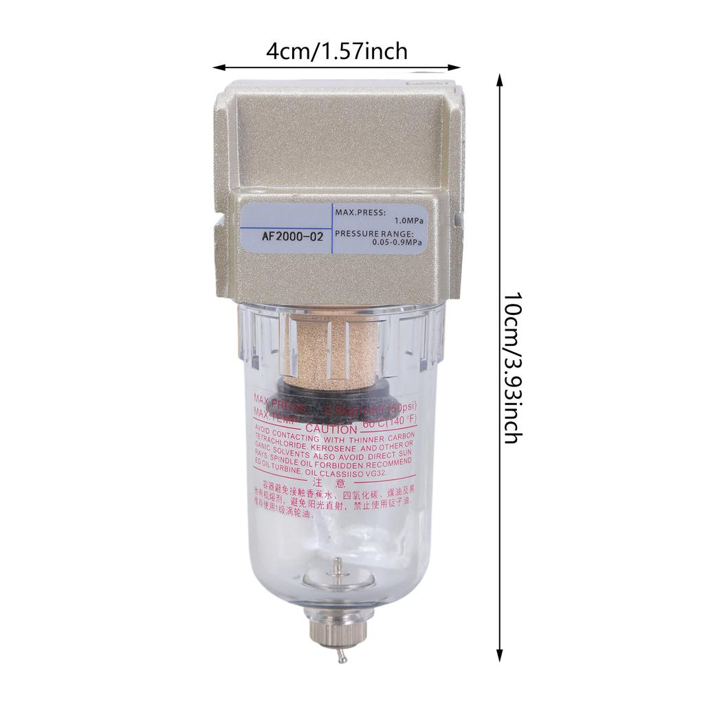 Портативные воздушные линии сепараторы воды влагоуловитель масляный фильтр для воды аксессуары для пневматических систем повседневного использования
