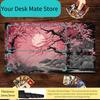 Игровой коврик для карточных игр TCG MTG с прозрачной разметкой игровых зон, противоскользящий, прочный настольный коврик для карточной игры Magic The Gathering