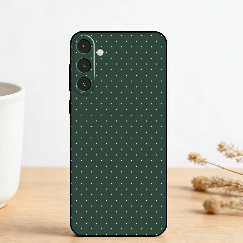 V-Винтажный Стиль Ins В Горошек Чехол Для Телефона Для Samsung Galaxy A73,A72,A71,A70,A53,A52,A51,Другие Мягкая Черная Крышка