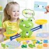 Math Game Toy Preschoolers Frog Balance Counting Toys for Boys & Girls Educational Number Toy Fun Children's Gift STEM Learning